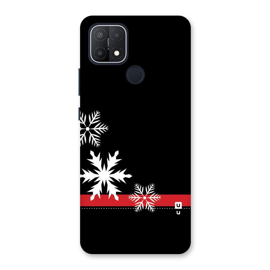 Snowflake Ribbon Back Case for Oppo A15