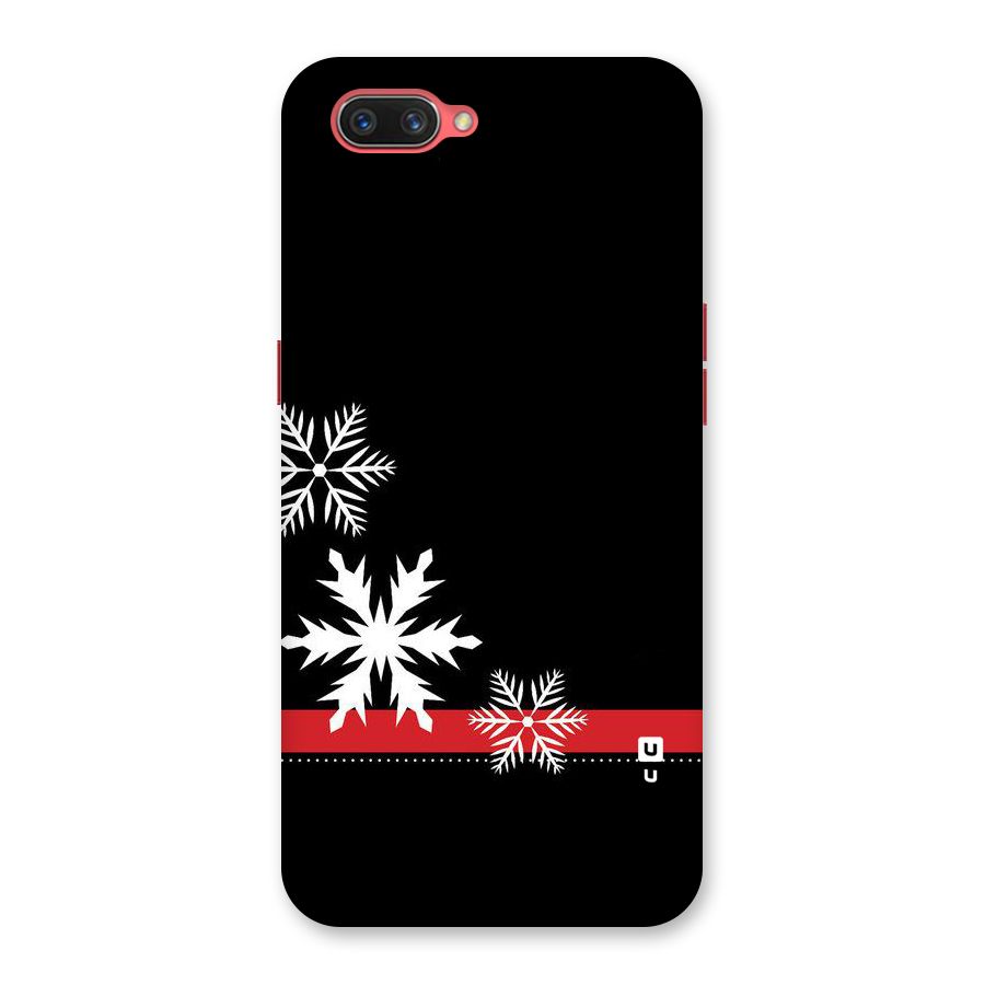 Snowflake Ribbon Back Case for Oppo A3s