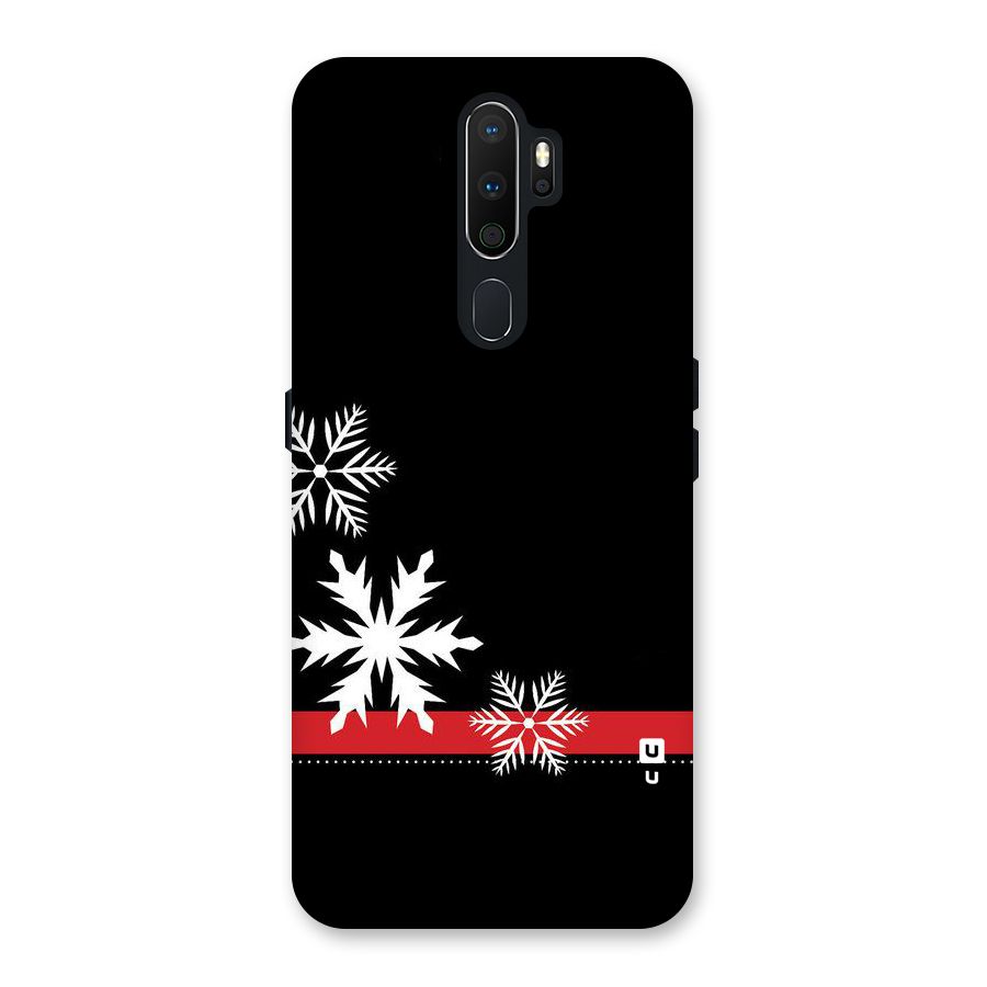 Snowflake Ribbon Back Case for Oppo A5 (2020)