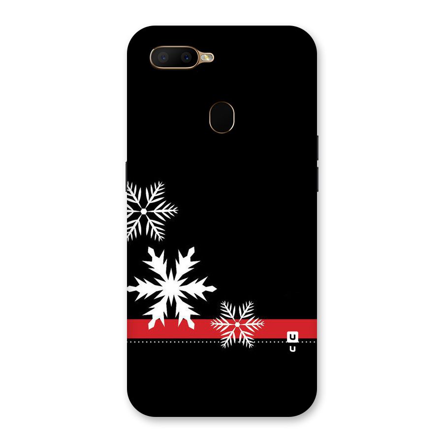 Snowflake Ribbon Back Case for Oppo A5s