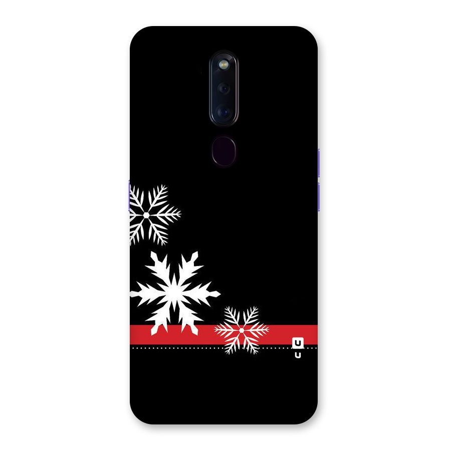 Snowflake Ribbon Back Case for Oppo F11 Pro