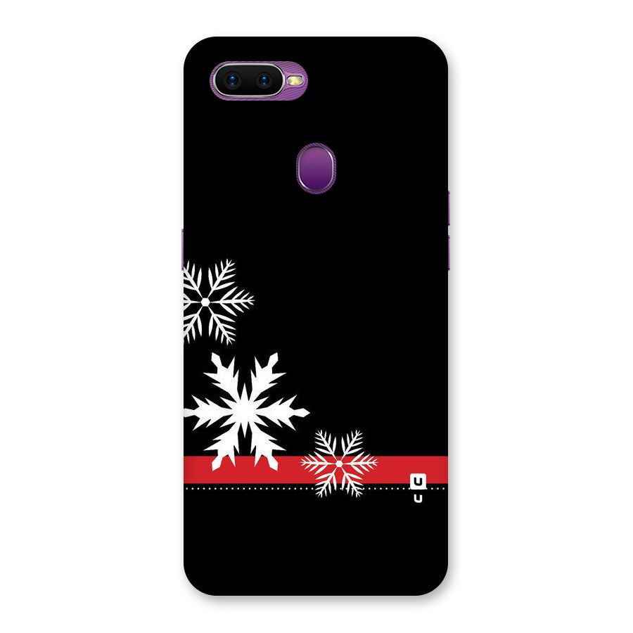 Snowflake Ribbon Back Case for Oppo F9