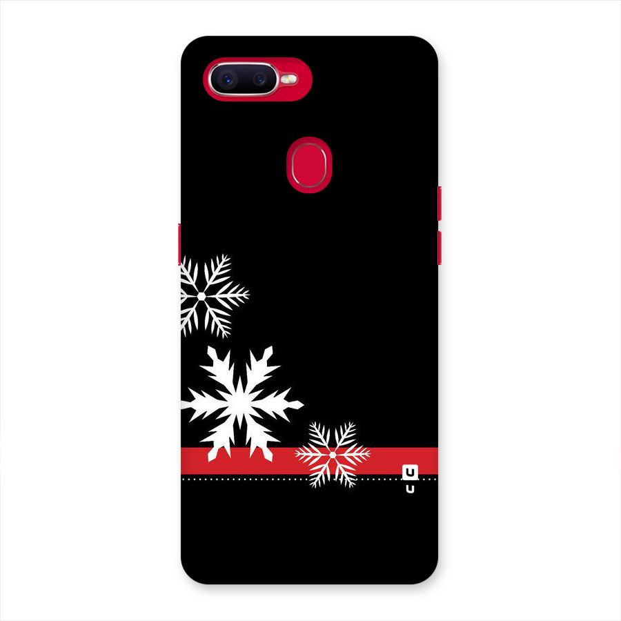 Snowflake Ribbon Back Case for Oppo F9 Pro
