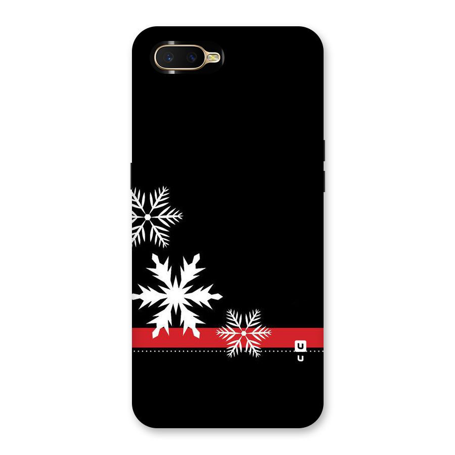 Snowflake Ribbon Back Case for Oppo K1