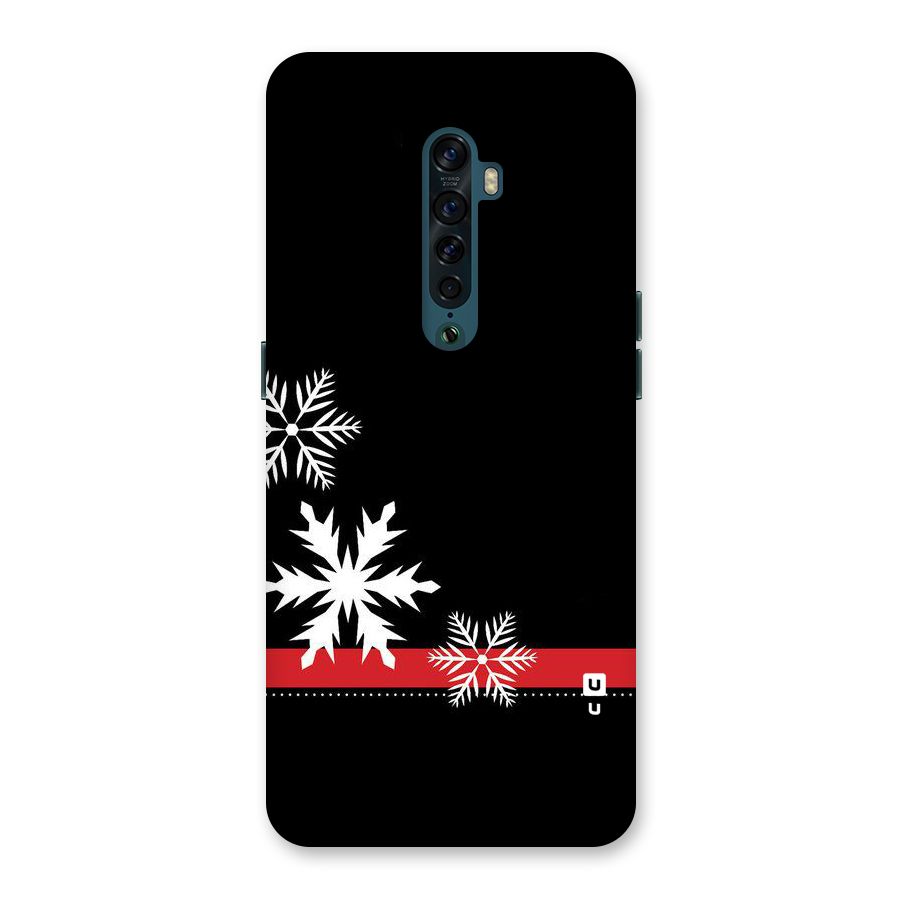 Snowflake Ribbon Back Case for Oppo Reno2