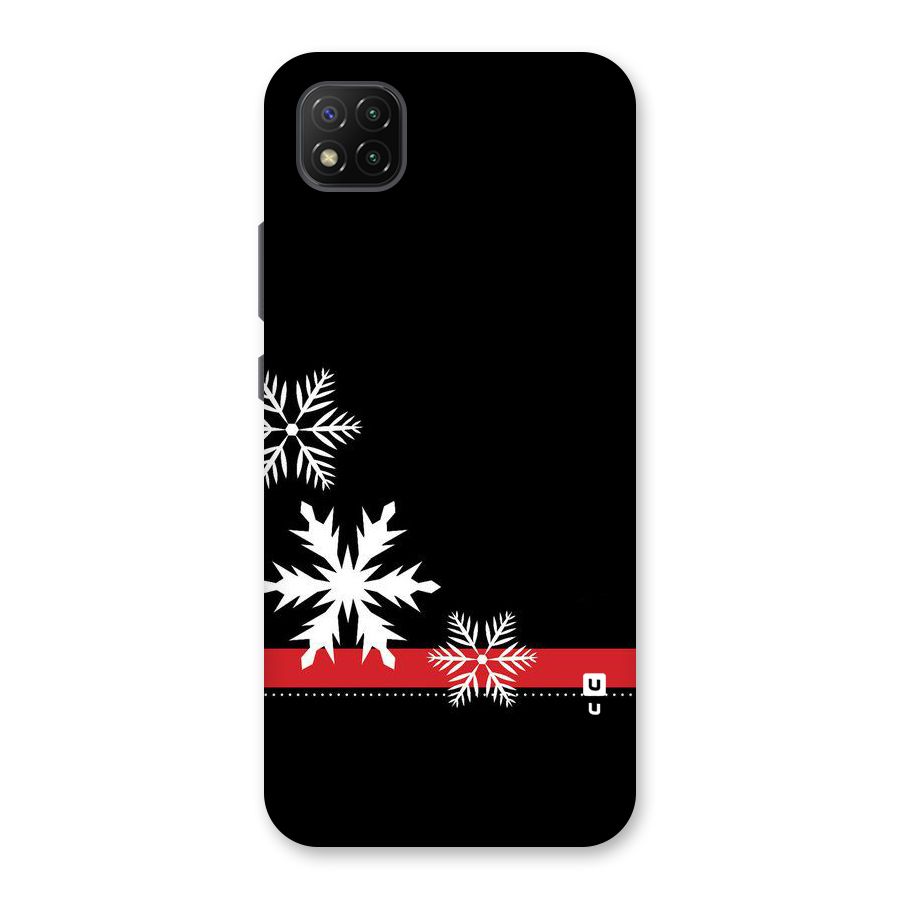 Snowflake Ribbon Back Case for Poco C3