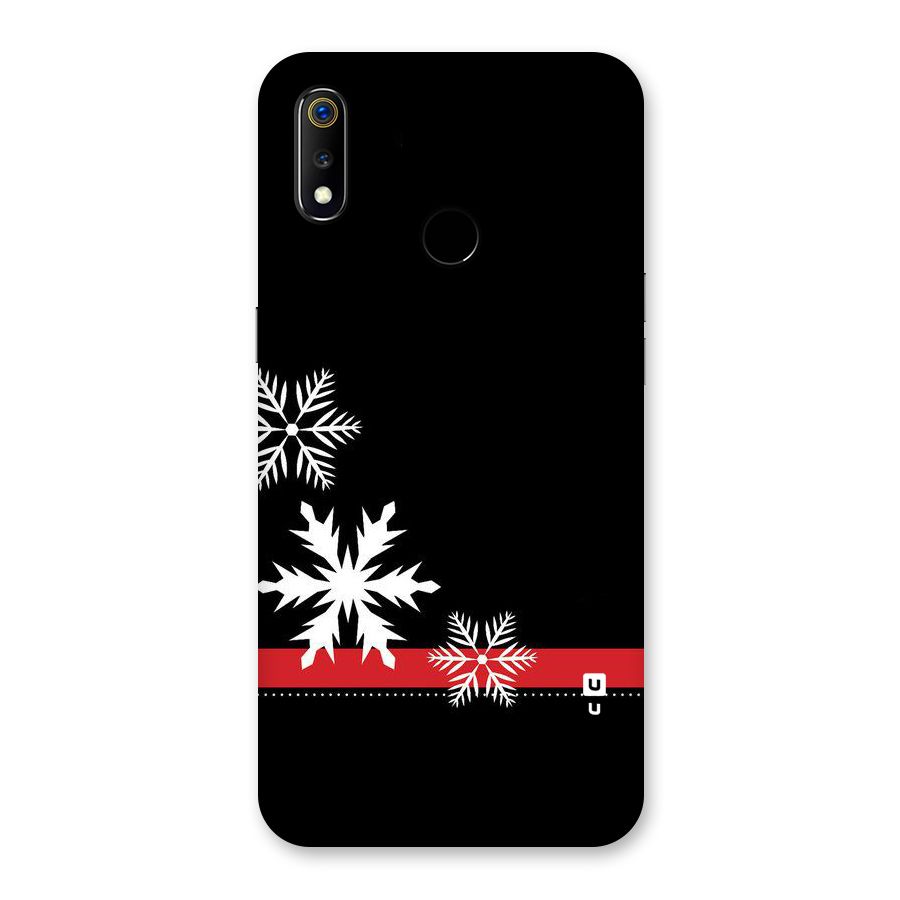 Snowflake Ribbon Back Case for Realme 3