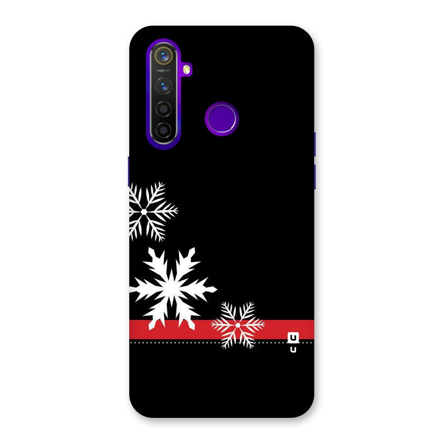 Snowflake Ribbon Back Case for Realme 5 Pro