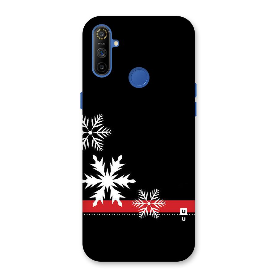 Snowflake Ribbon Back Case for Realme Narzo 10A