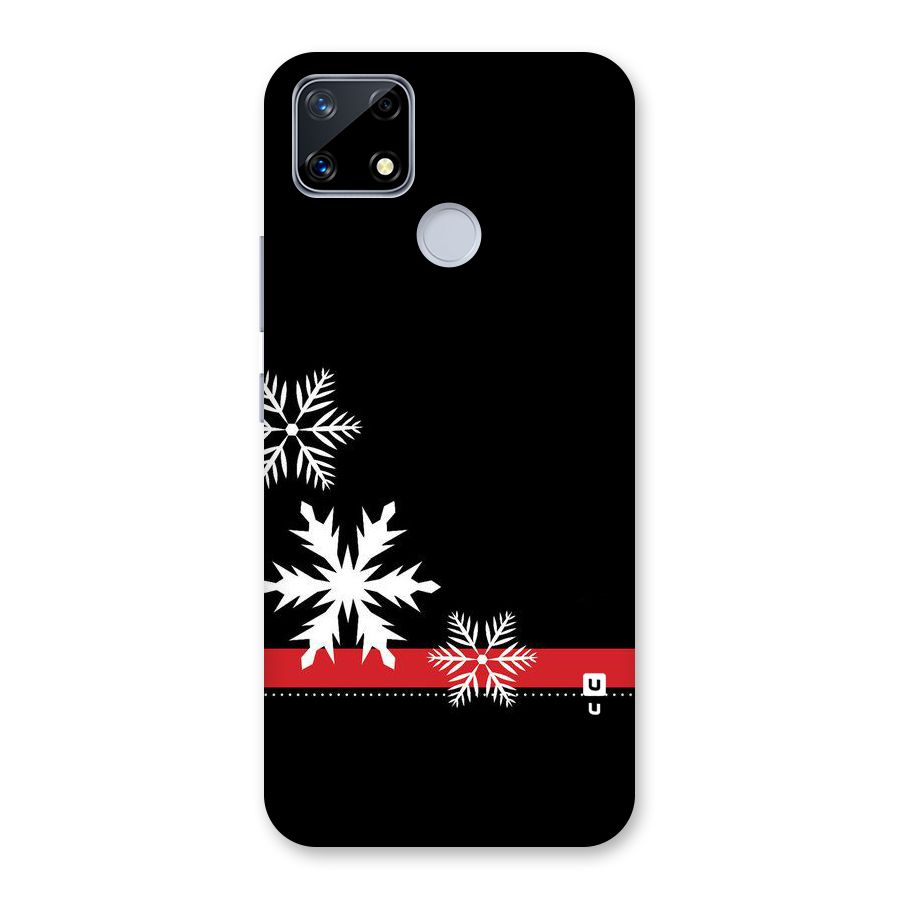 Snowflake Ribbon Back Case for Realme Narzo 20