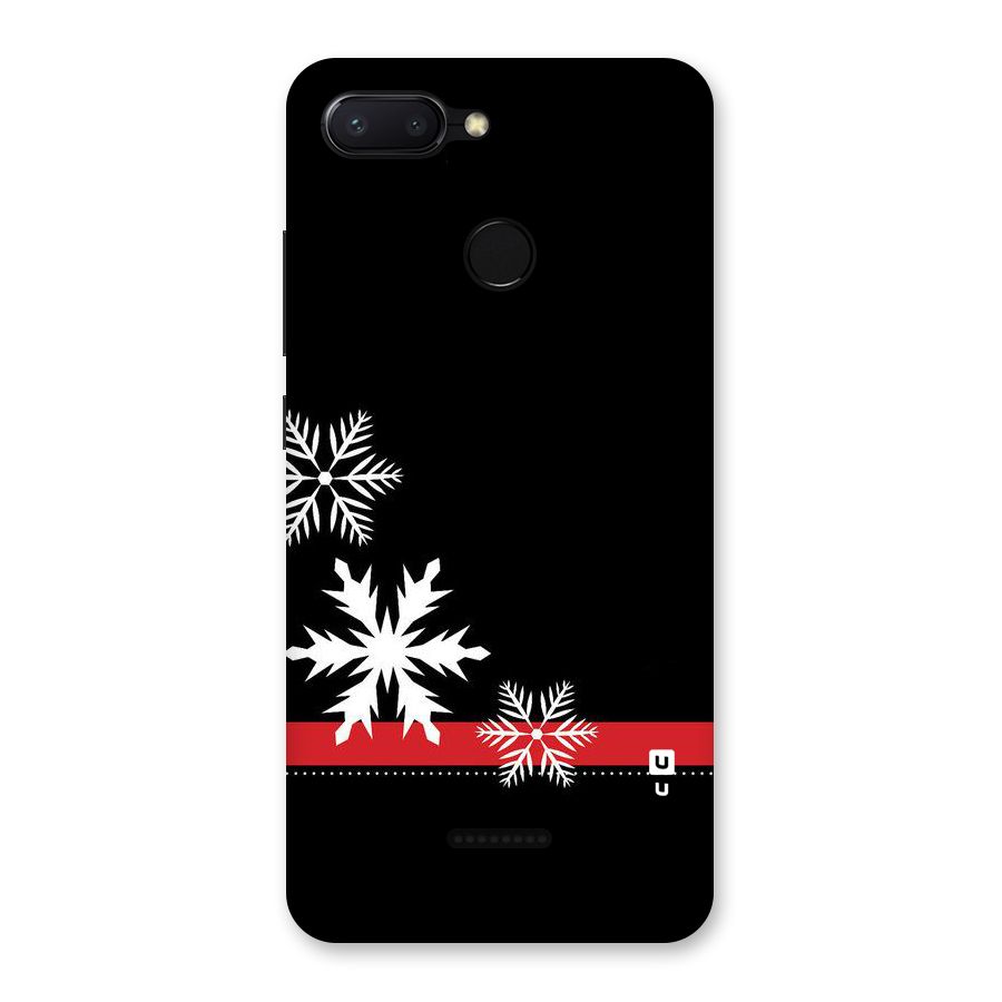 Snowflake Ribbon Back Case for Redmi 6