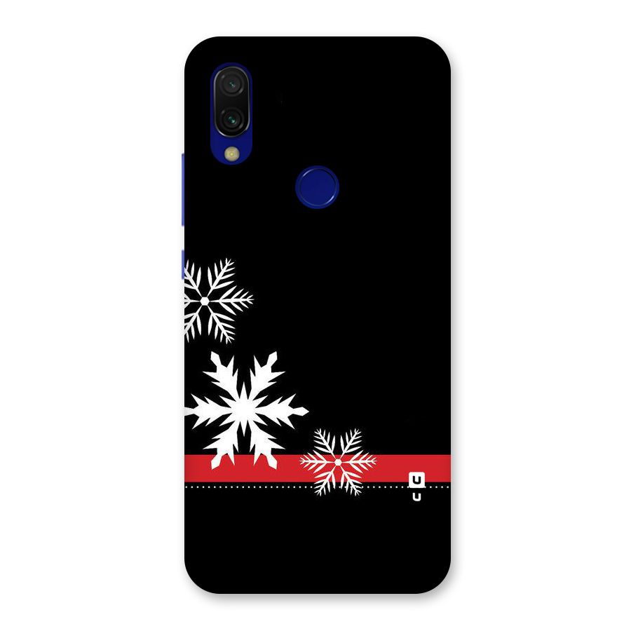 Snowflake Ribbon Back Case for Redmi 7