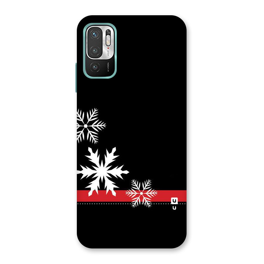 Snowflake Ribbon Back Case for Redmi Note 10T 5G