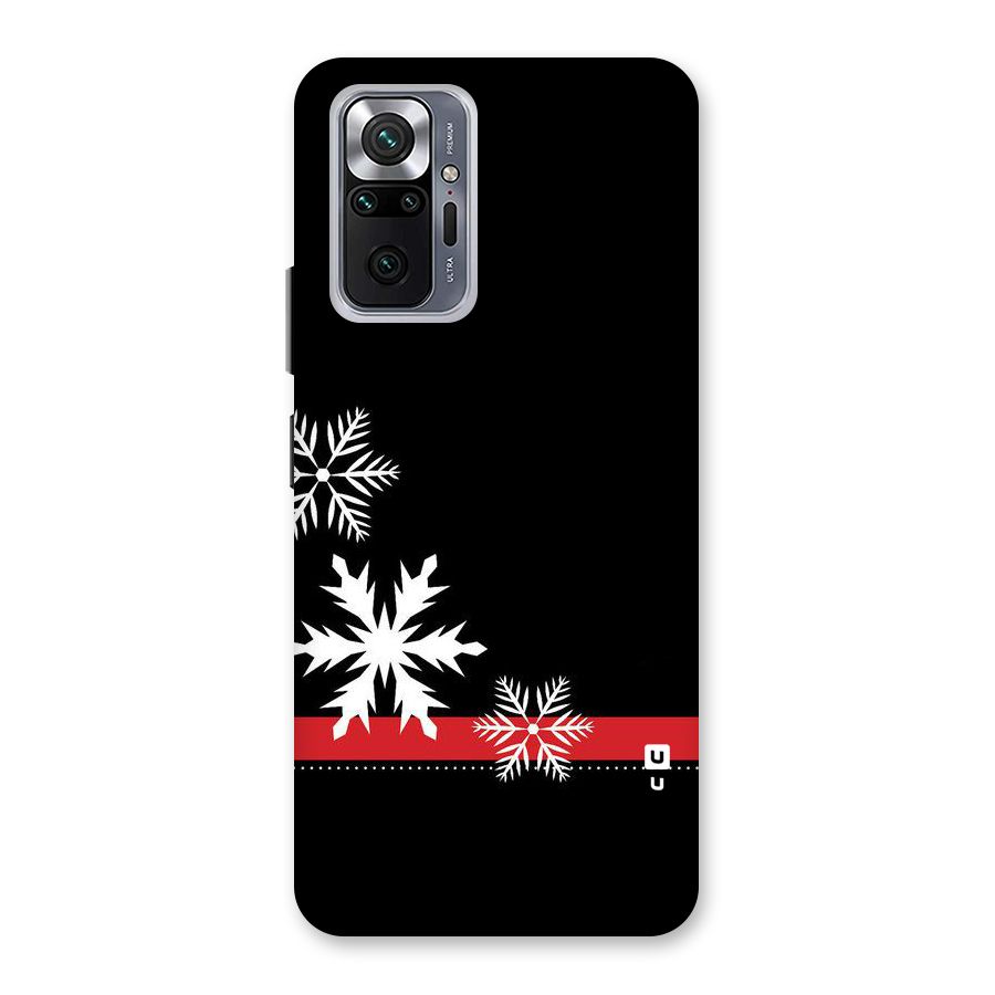 Snowflake Ribbon Back Case for Redmi Note 10 Pro