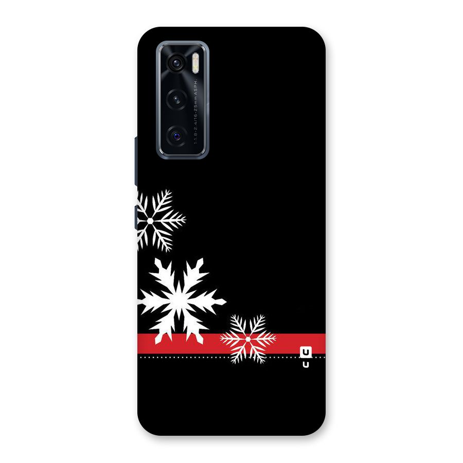 Snowflake Ribbon Back Case for Vivo V20 SE