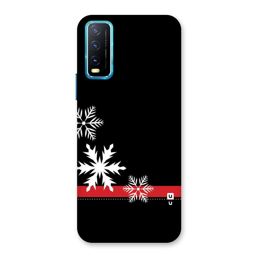 Snowflake Ribbon Back Case for Vivo Y20G