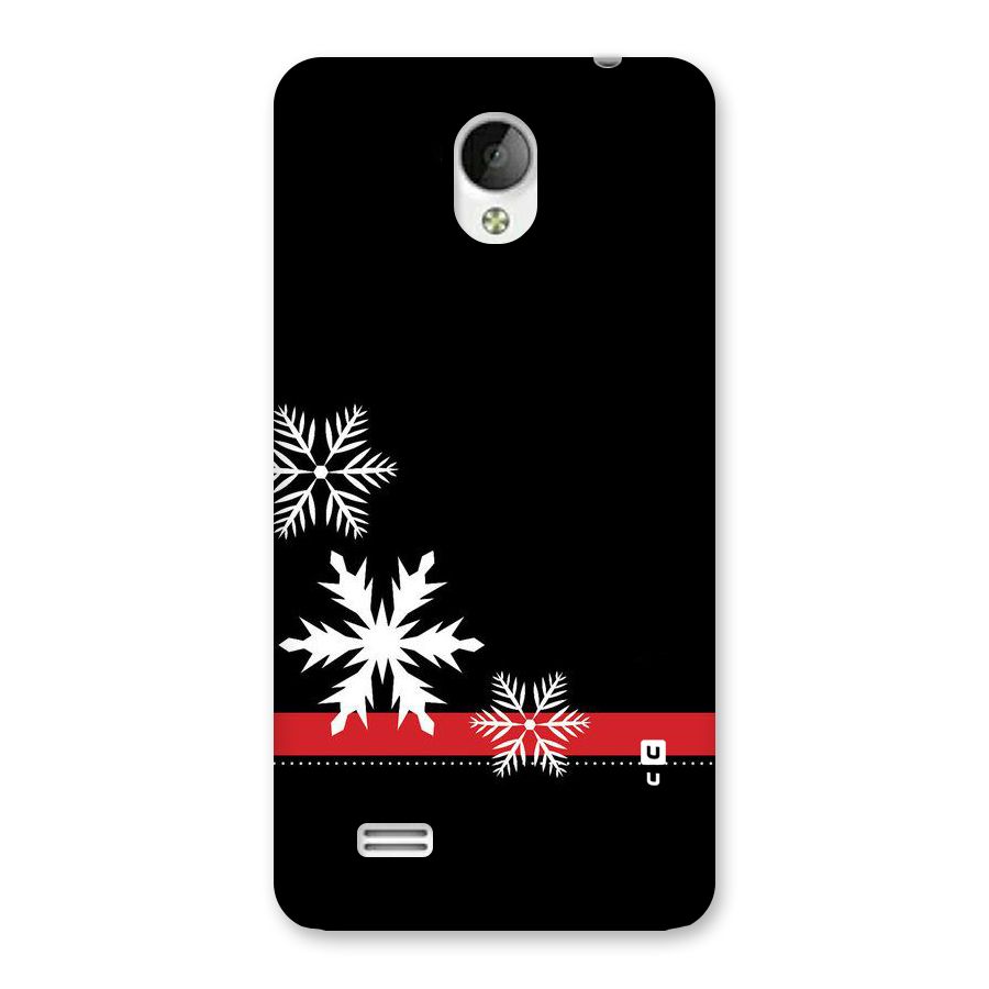 Snowflake Ribbon Back Case for Vivo Y21