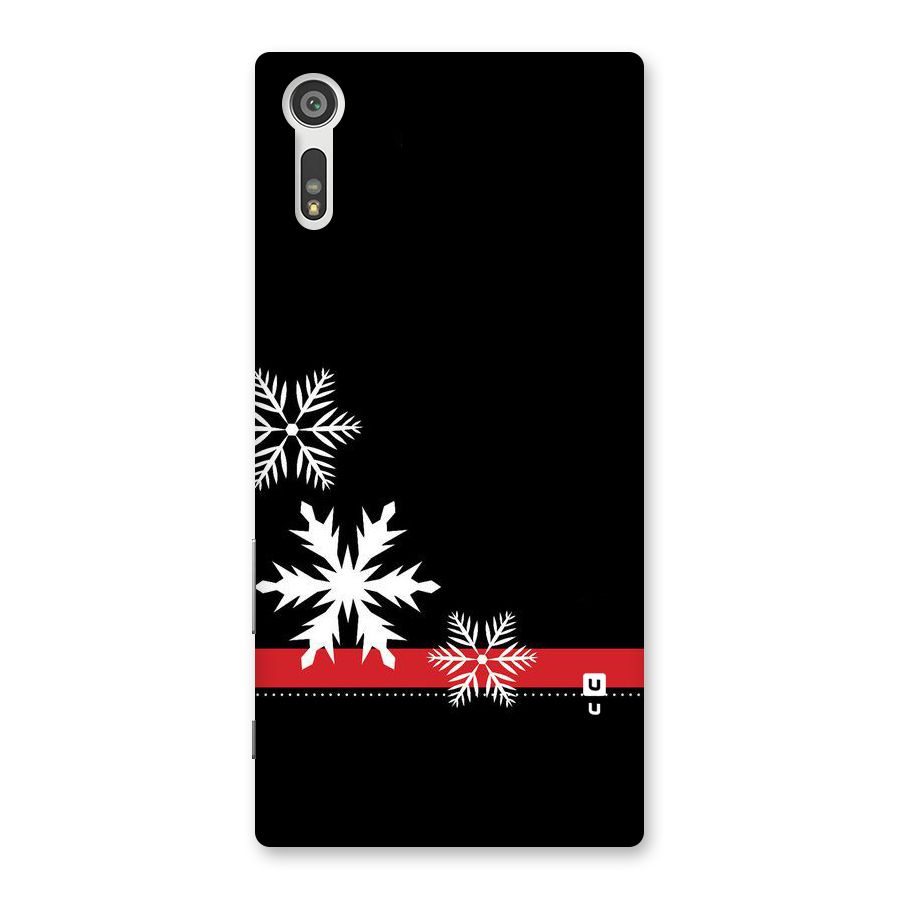 Snowflake Ribbon Back Case for Xperia XZ