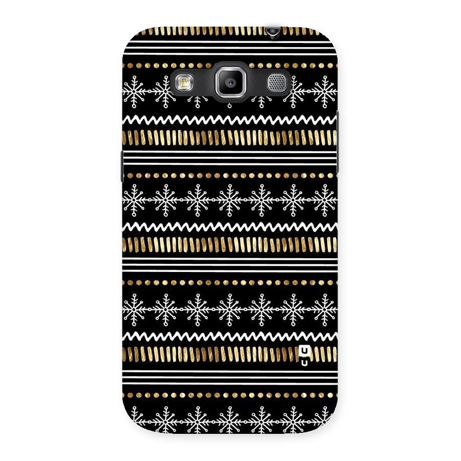 Snowflakes Gold Back Case for Galaxy Grand Quattro