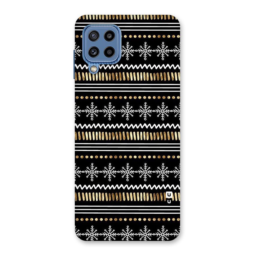 Snowflakes Gold Back Case for Galaxy M32