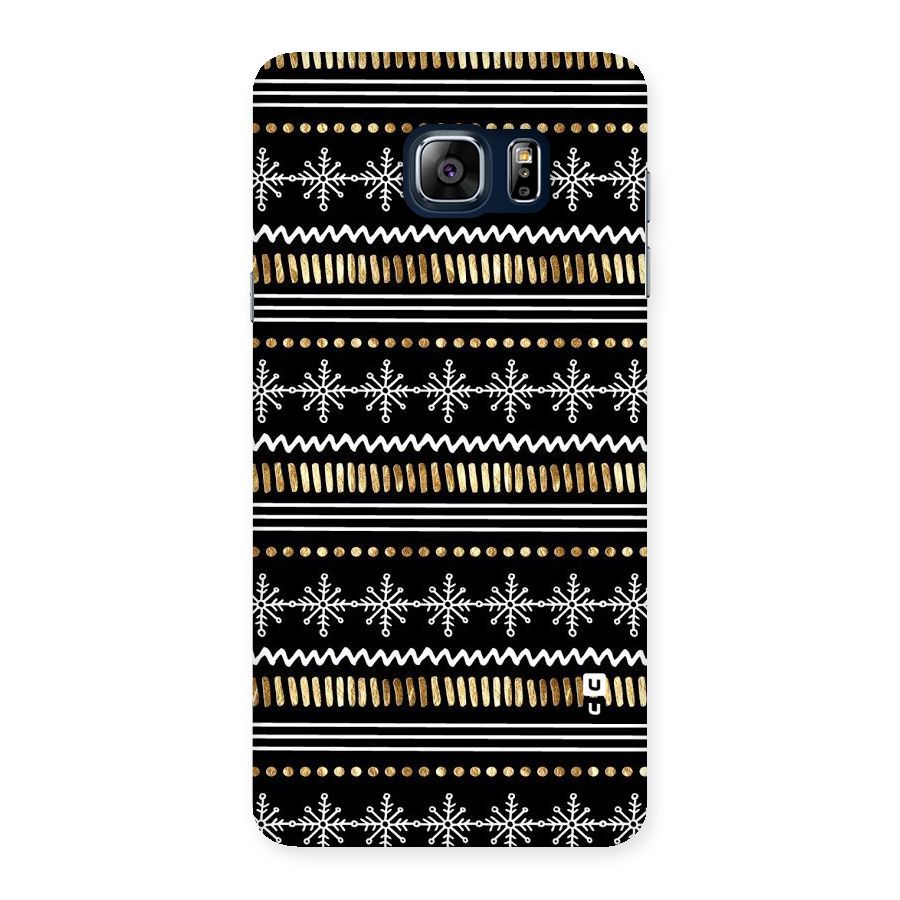 Snowflakes Gold Back Case for Galaxy Note 5
