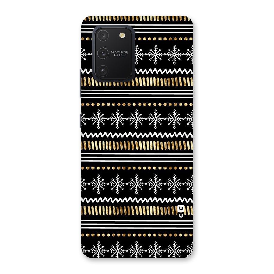Snowflakes Gold Back Case for Galaxy S10 Lite