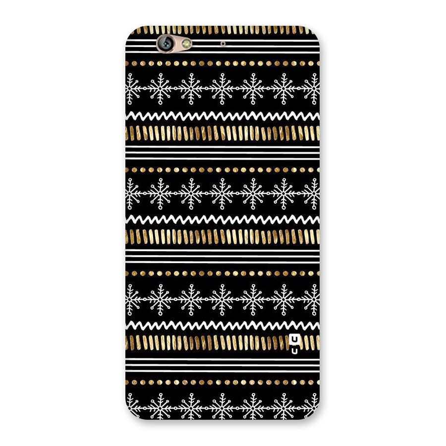 Snowflakes Gold Back Case for Gionee S6