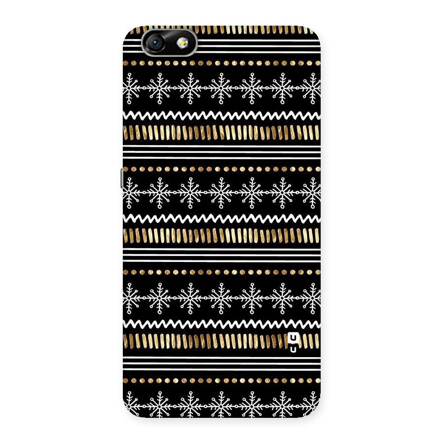 Snowflakes Gold Back Case for Honor 4X