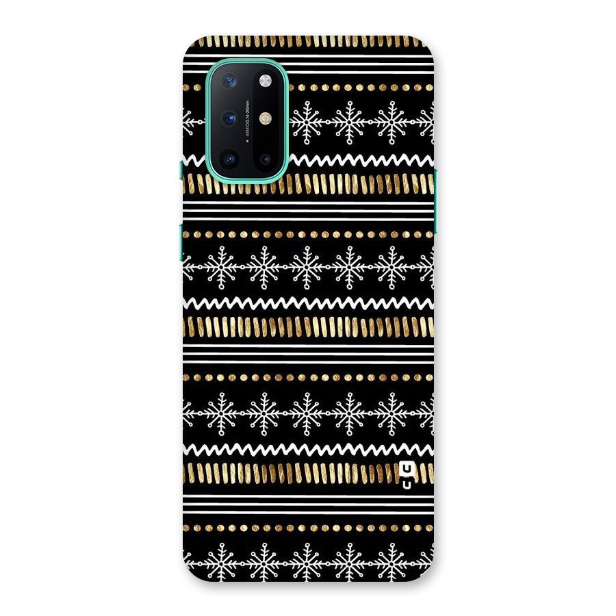 Snowflakes Gold Back Case for OnePlus 8T