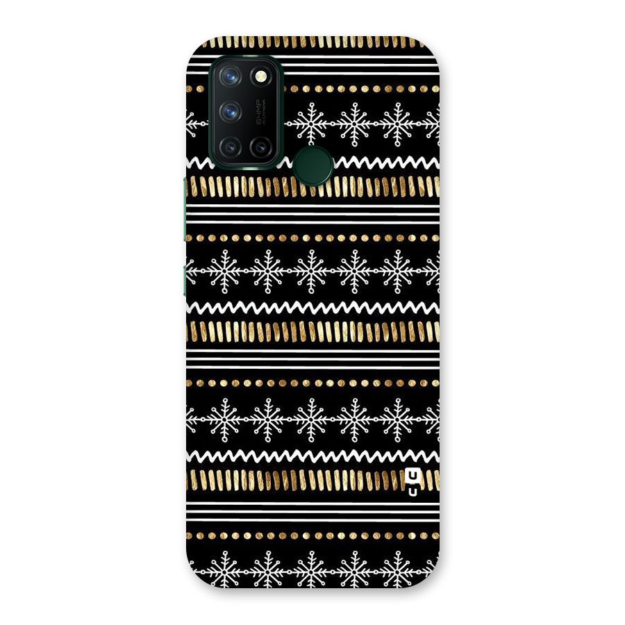 Snowflakes Gold Back Case for Realme 7i