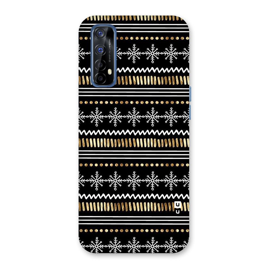 Snowflakes Gold Back Case for Realme Narzo 20 Pro