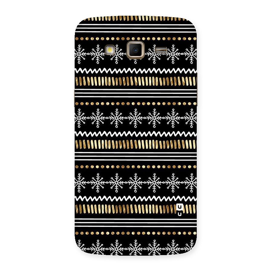 Snowflakes Gold Back Case for Samsung Galaxy Grand 2