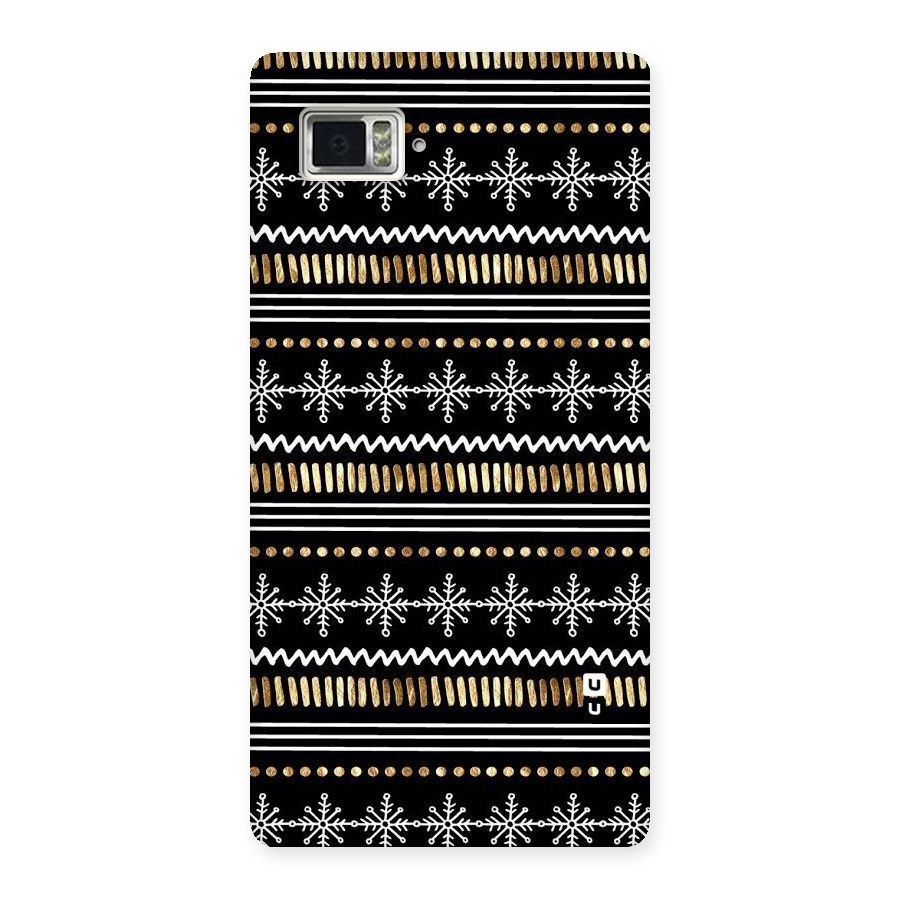 Snowflakes Gold Back Case for Vibe Z2 Pro K920