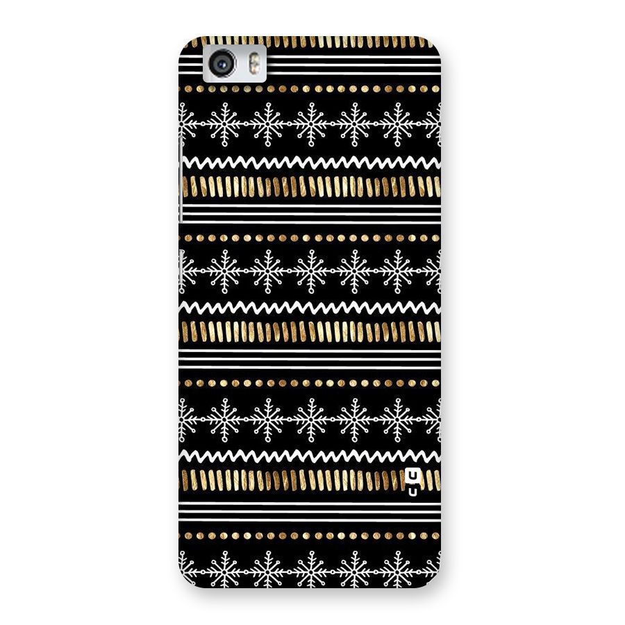 Snowflakes Gold Back Case for Xiaomi Redmi Mi5