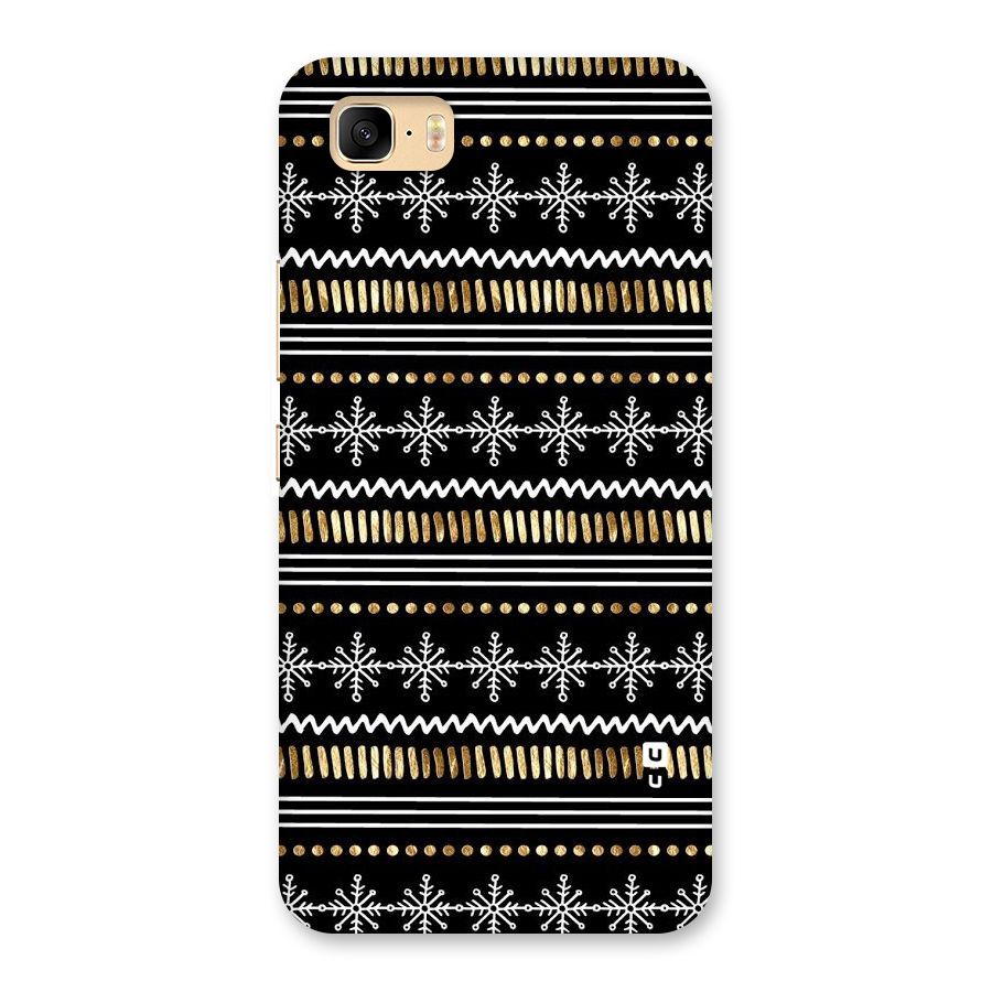 Snowflakes Gold Back Case for Zenfone 3s Max