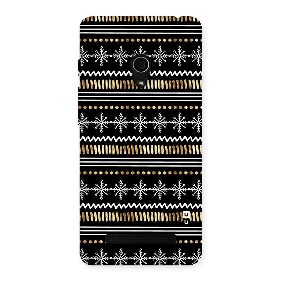 Snowflakes Gold Back Case for Zenfone 5