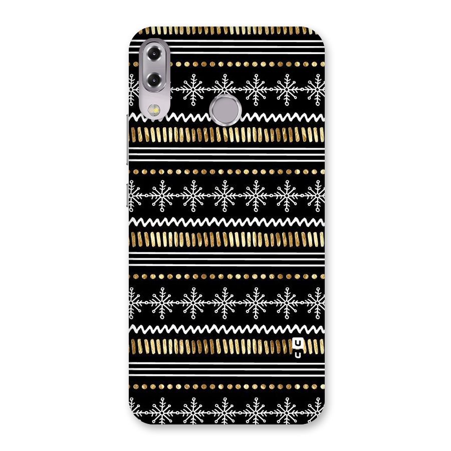 Snowflakes Gold Back Case for Zenfone 5Z