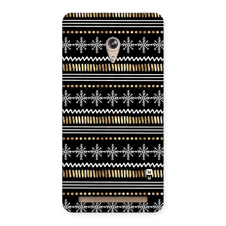 Snowflakes Gold Back Case for Zenfone 6