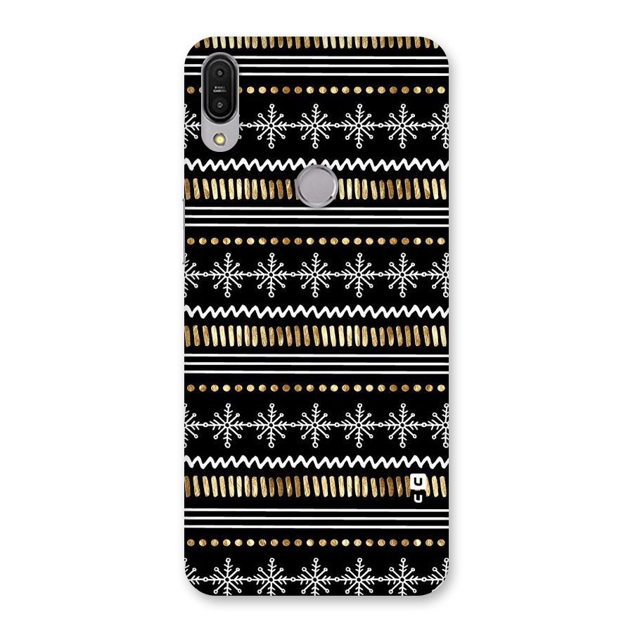Snowflakes Gold Back Case for Zenfone Max Pro M1