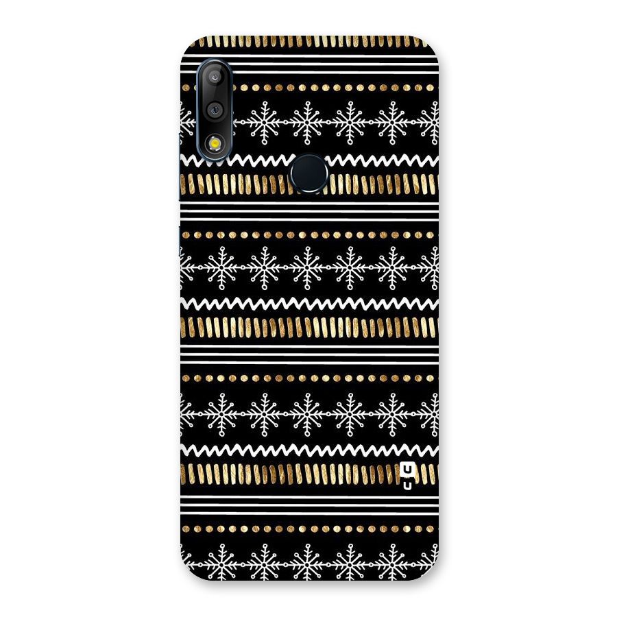 Snowflakes Gold Back Case for Zenfone Max Pro M2