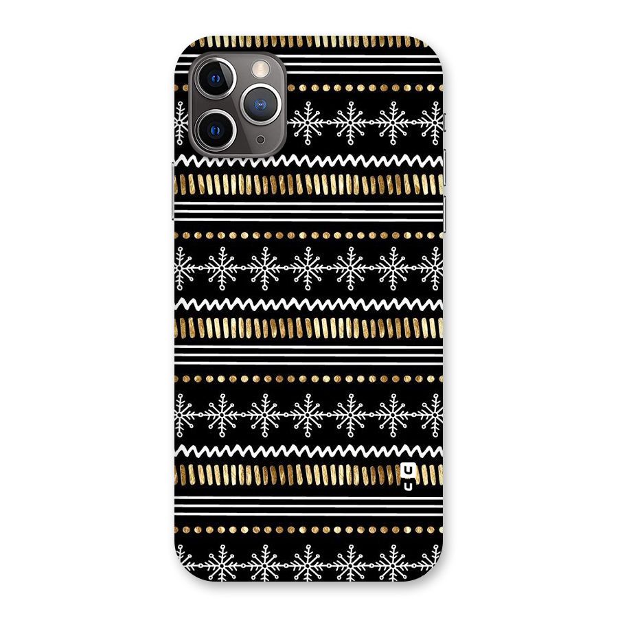 Snowflakes Gold Back Case for iPhone 11 Pro Max