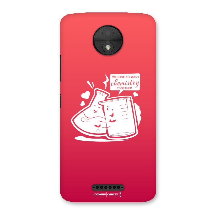 So Much Chemistry Back Case for Moto C