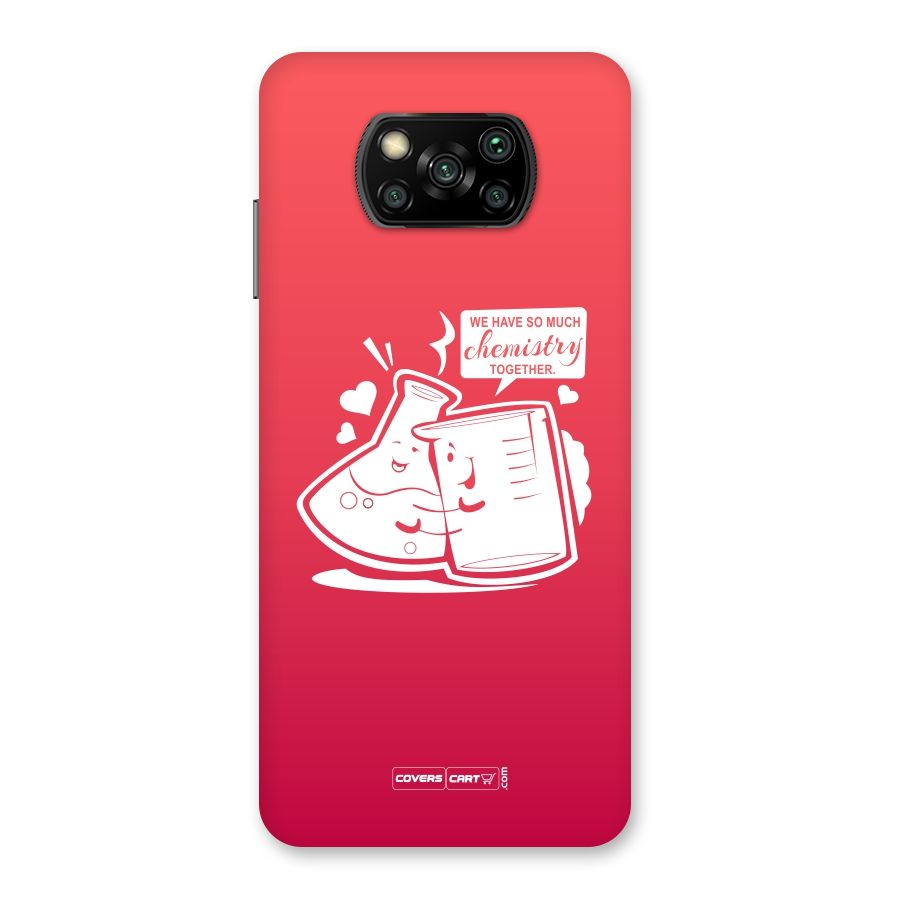 So Much Chemistry Back Case for Poco X3