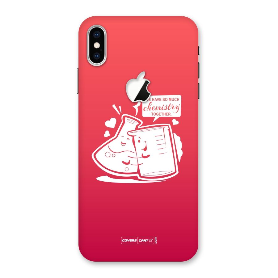 So Much Chemistry Back Case for iPhone XS Max Apple Cut