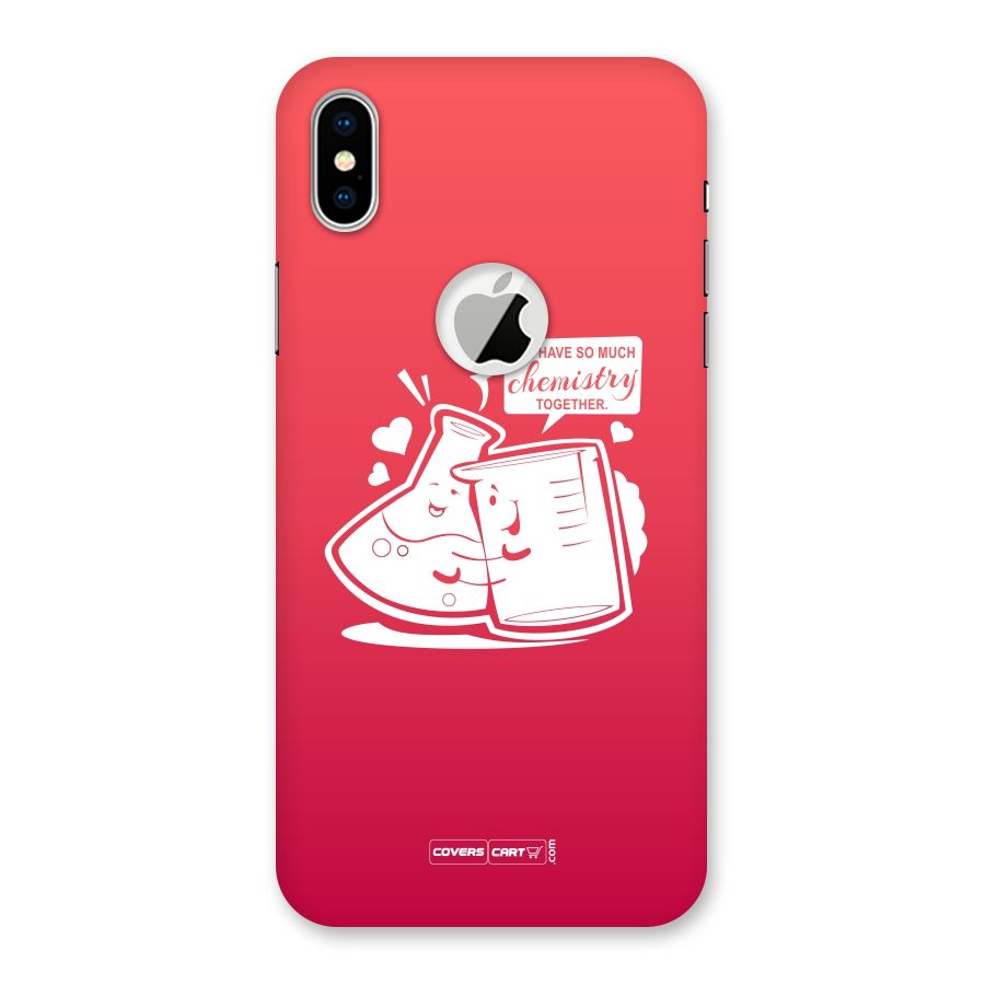 So Much Chemistry Back Case for iPhone X Logo Cut