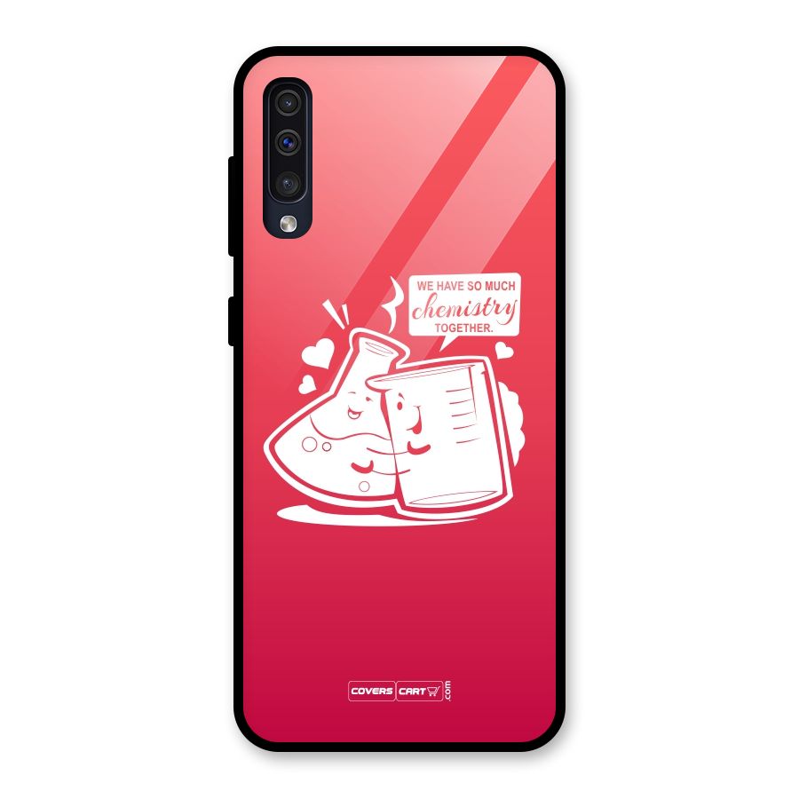 So Much Chemistry Glass Back Case for Galaxy A50
