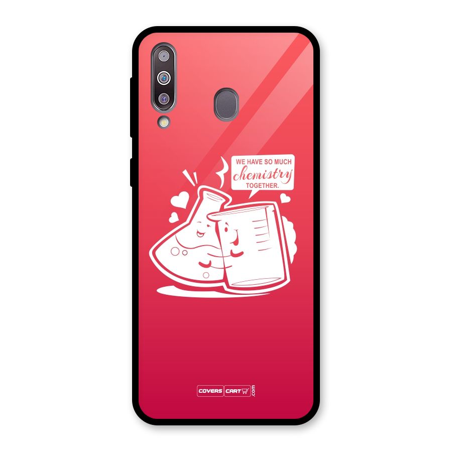 So Much Chemistry Glass Back Case for Galaxy M30