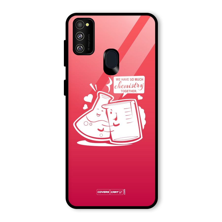 So Much Chemistry Glass Back Case for Galaxy M30s