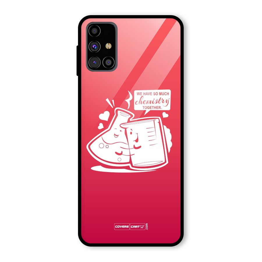 So Much Chemistry Glass Back Case for Galaxy M31s