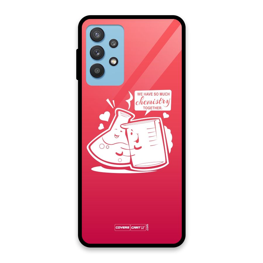 So Much Chemistry Glass Back Case for Galaxy M32 5G